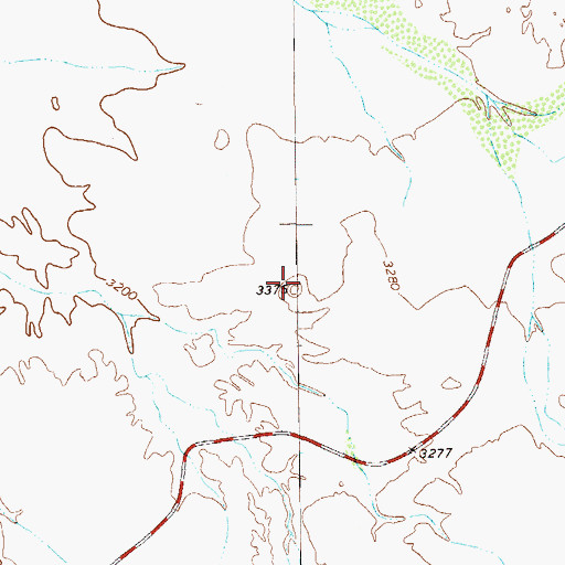 Topographic Map of The Sphinx, TX
