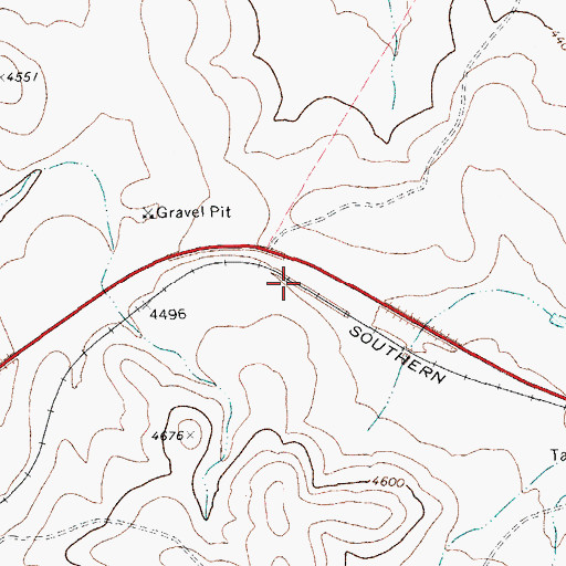 Topographic Map of Stroebel, TX