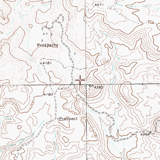 Topographic Map of Piedra Lumbre, TX