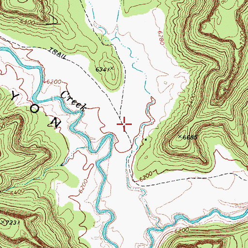 Topographic Map of Wildcat Canyon, AZ