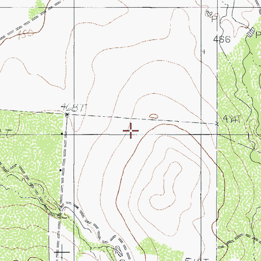 Topographic Map of Kearny, TX
