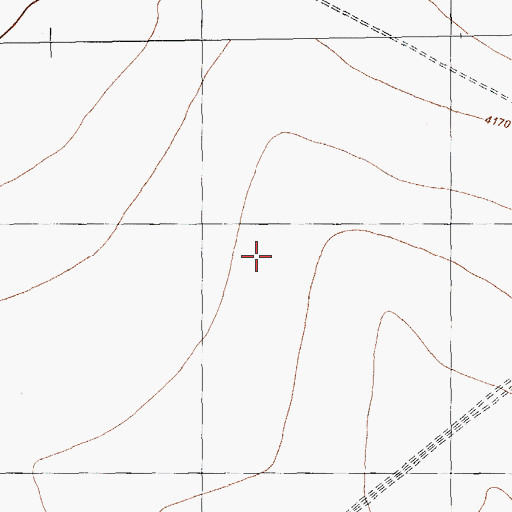 Topographic Map of Mitchell Place, TX