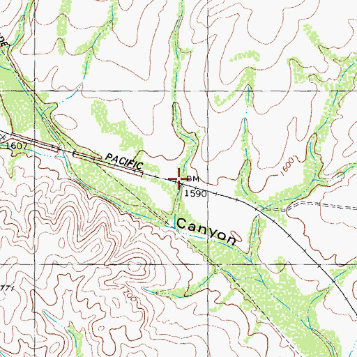 Topographic Map of Osman, TX