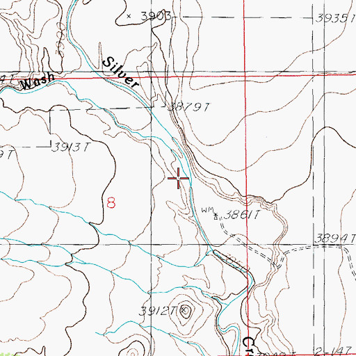 Topographic Map of Wildcat Wash, AZ