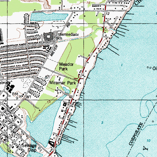 Topographic Map of Todville, TX