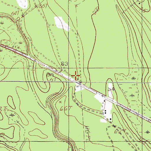 Topographic Map of Fresenius, TX