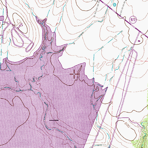 Topographic Map of Friendship, TX