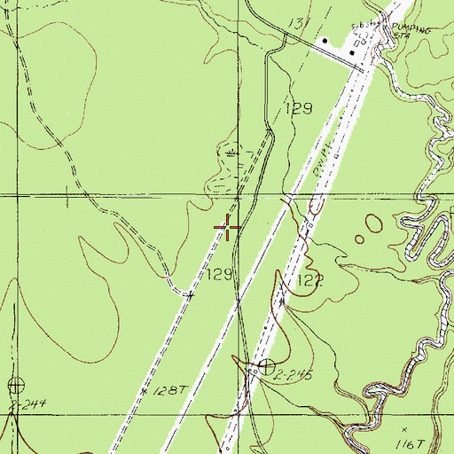 Topographic Map of Howards, TX