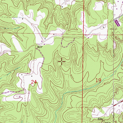 Topographic Map of Millersville (historical), AL