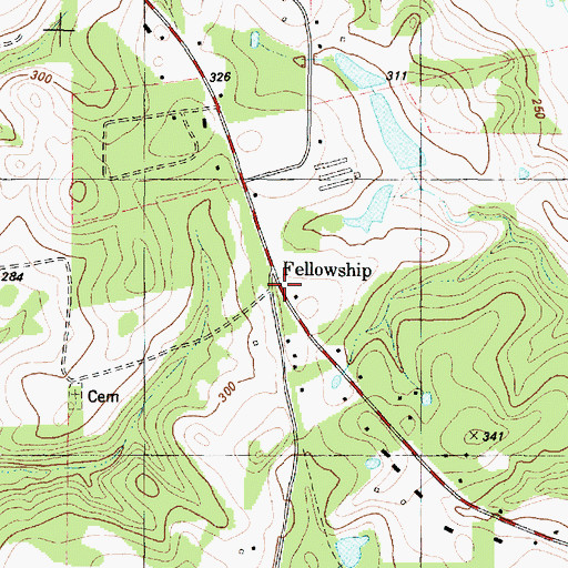 Topographic Map of Plainview, TX