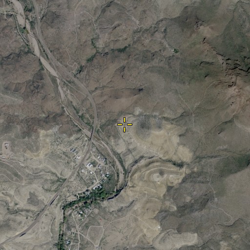 Aerial/Satellite Image of Shafter, TX