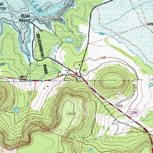 Topographic Map of Union Grove, TX
