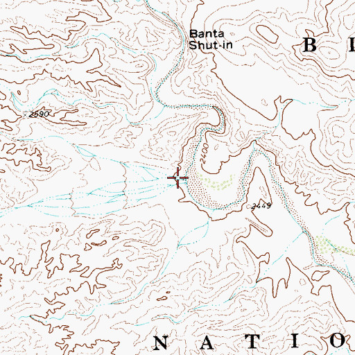 Topographic Map of Estufa Canyon, TX