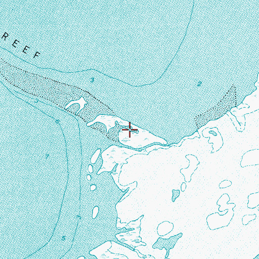 Topographic Map of Big Island, TX