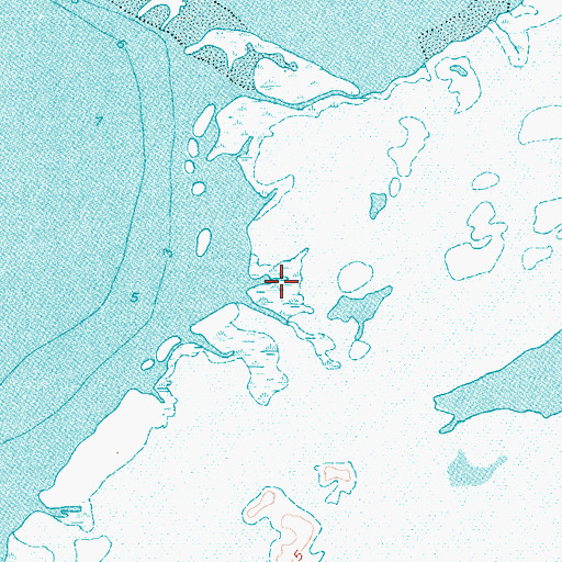 Topographic Map of Pauls Mott, TX
