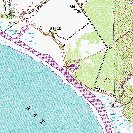 Topographic Map of Storm Harbor, TX