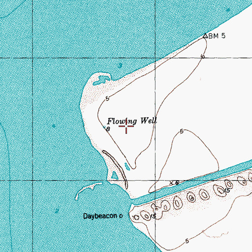 Topographic Map of Hotel Point, TX