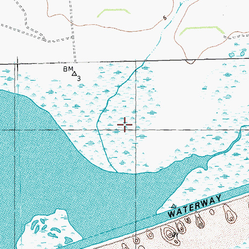 Topographic Map of Rattlesnake Point, TX