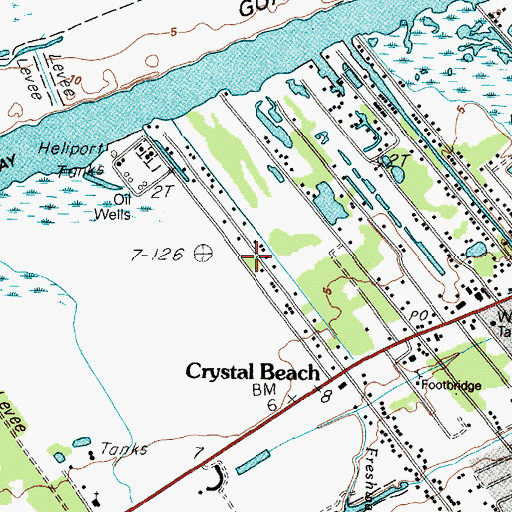 Topographic Map of Patton Woods, TX