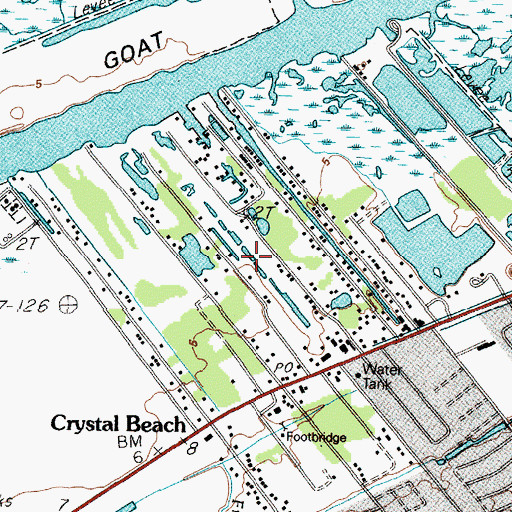 Topographic Map of Stingaree, TX