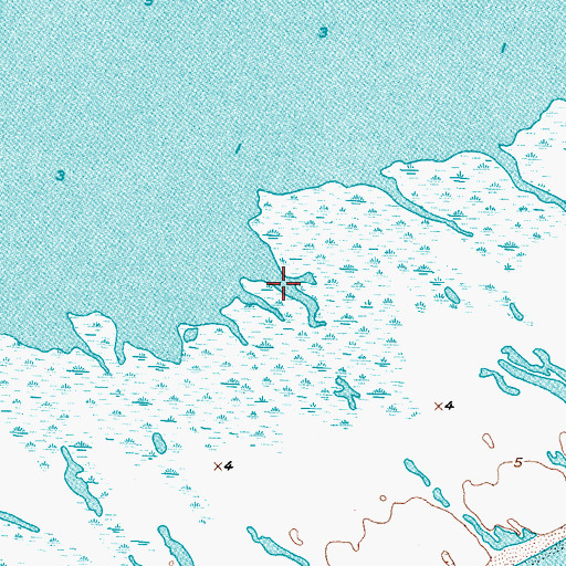 Topographic Map of Oyster Farm Drain, TX
