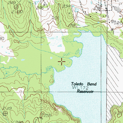 Topographic Map of Bayou Siep, TX