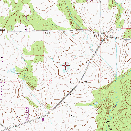 Topographic Map of Colliers Pond, AL
