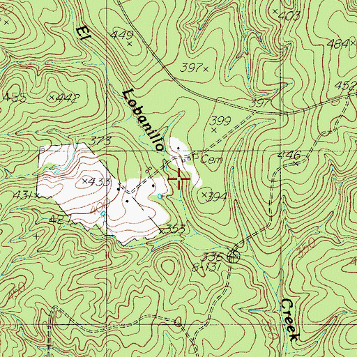 Topographic Map of Apostolic Church, TX