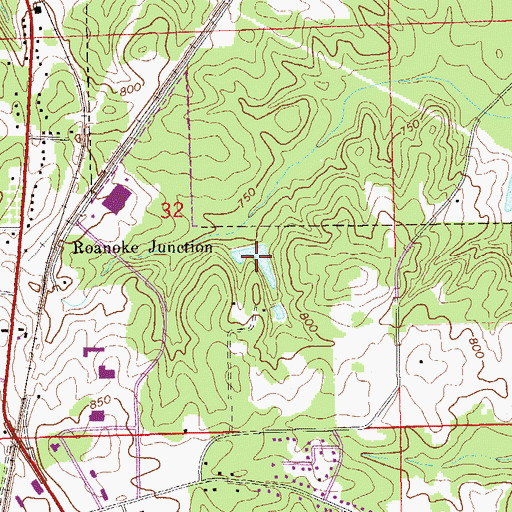 Topographic Map of Condy Lake, AL