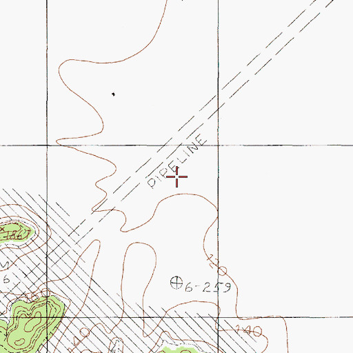 Topographic Map of Beech Grove Branch, TX
