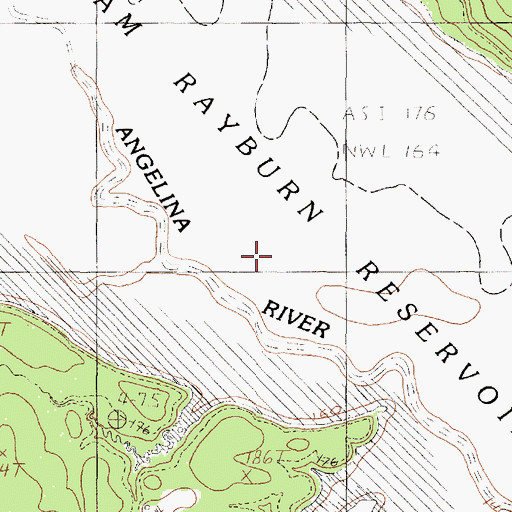 Topographic Map of Big Island, TX