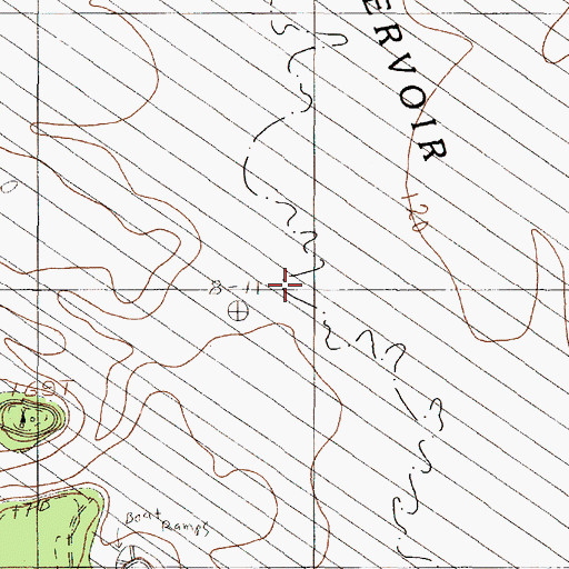 Topographic Map of Boggy Branch, TX