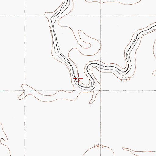Topographic Map of Brushy Creek, TX