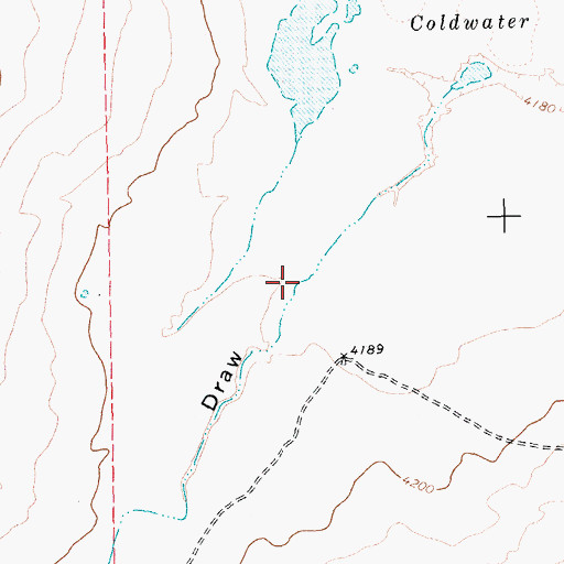 Topographic Map of Compound Draw, TX