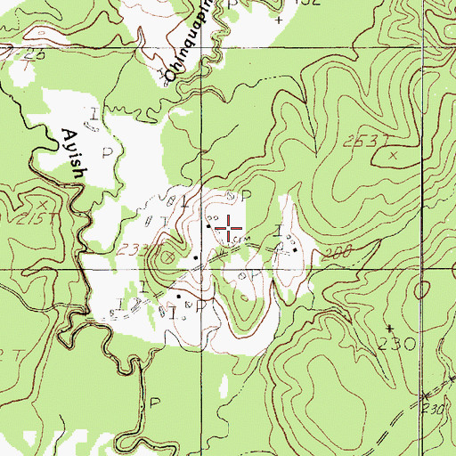 Topographic Map of Crow Cemetery, TX