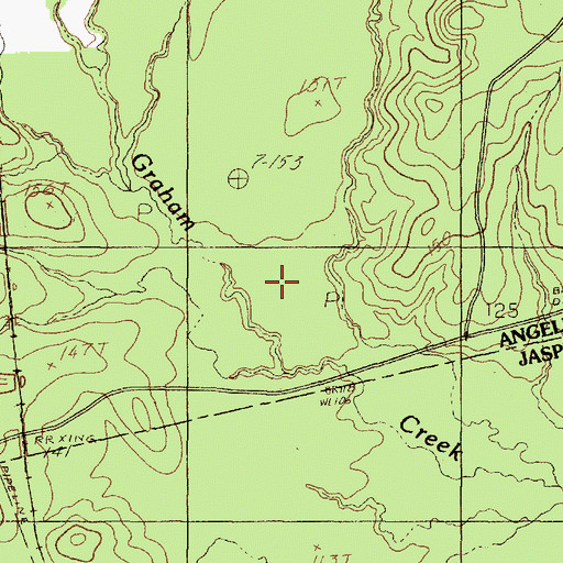 Topographic Map of Cypress Creek, TX