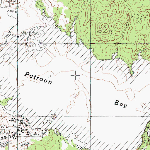 Topographic Map of Dorsey Branch, TX