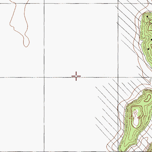 Topographic Map of Franklin Branch, TX