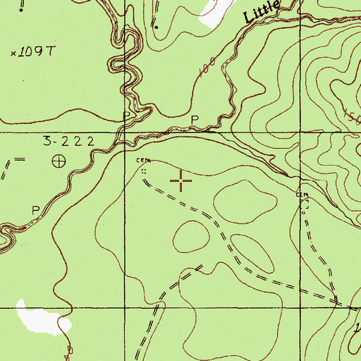 Topographic Map of George Washington Smyth Historical Monument, TX