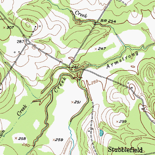 Topographic Map of Hager Creek, TX