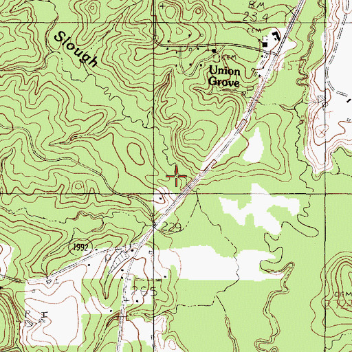 Topographic Map of Hardikner Creek, TX