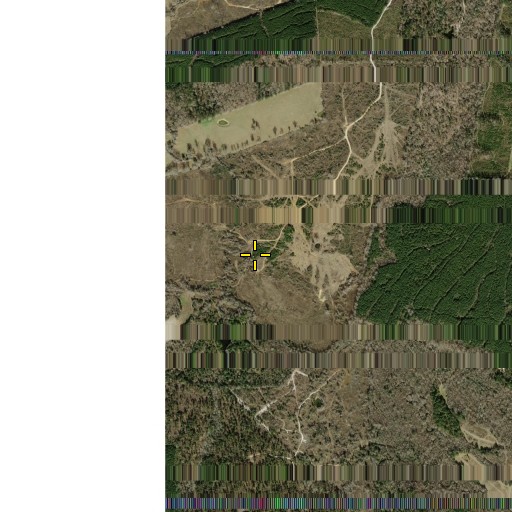 Aerial/Satellite Image of Jacklot Creek, TX
