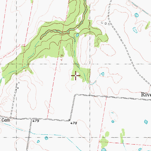 Topographic Map of Liberty School, TX