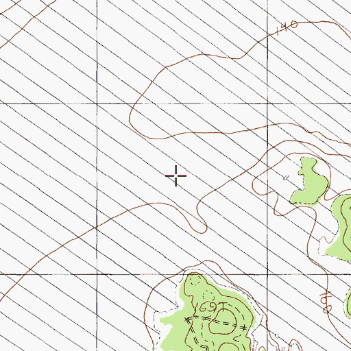 Topographic Map of Little Creek, TX