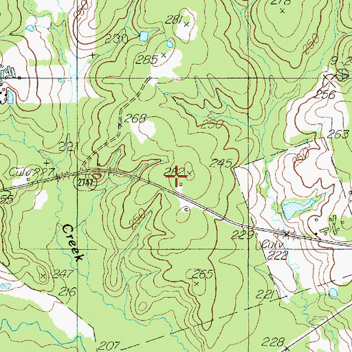 Topographic Map of Lone Star Church, TX