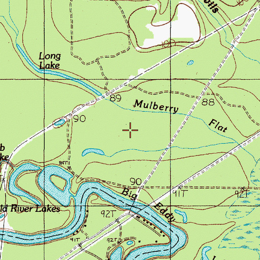 Topographic Map of May Haw Pond Slough, TX