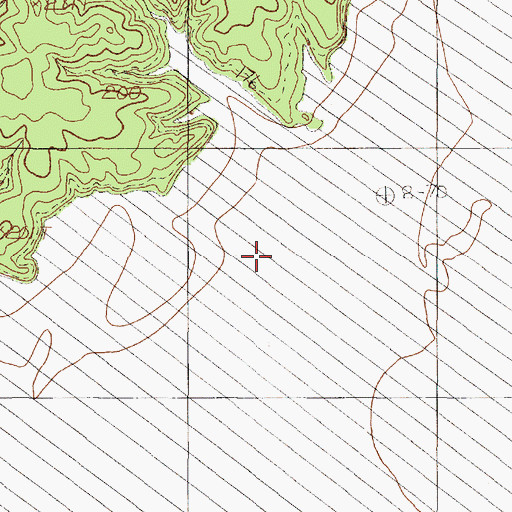 Topographic Map of McKim Creek, TX