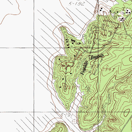 Topographic Map of Miller Cemetery, TX