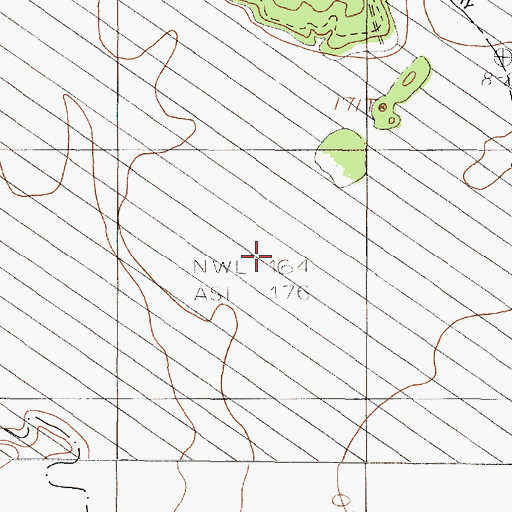 Topographic Map of Needmore, TX