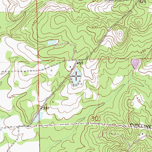 Topographic Map of Neals Pond, AL